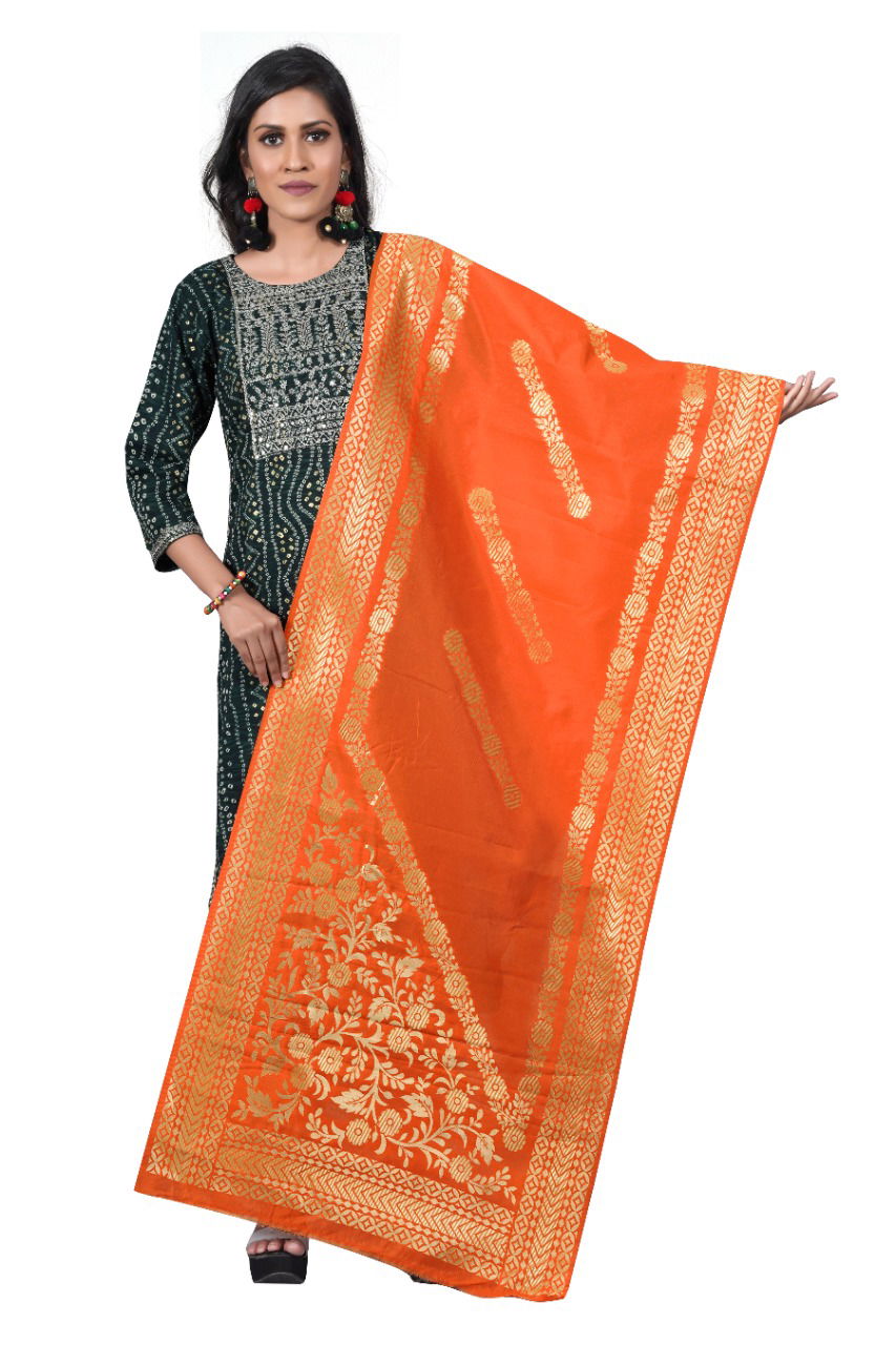 Banarasi Silk Fancy Wear Designer Dupatta Collection